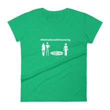 画像をギャラリービューアに読み込む, Women's short sleeve t-shirt #AlohaSocialDistancing Series Various Colors - ALOHA GIRL STYLE