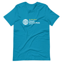 画像をギャラリービューアに読み込む, Short-Sleeve Unisex T-Shirt Hawaii Business Mode Official Logo Various Colors - ALOHA GIRL STYLE