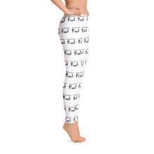 画像をギャラリービューアに読み込む, Leggings #AlohaSocialDistancing Series White - ALOHA GIRL STYLE