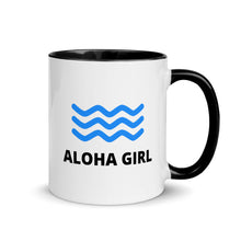 画像をギャラリービューアに読み込む, Mug with Color Inside ALOHA GIRL STYLE WAVE 4 Colors (Yellow/Red/Blue/Black) - ALOHA GIRL STYLE