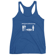 画像をギャラリービューアに読み込む, Women's Racerback Tank #AlohaSocialDistancing Various Colors - ALOHA GIRL STYLE