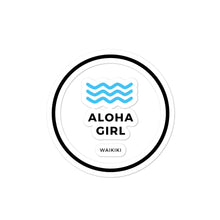 画像をギャラリービューアに読み込む, Bubble-free stickers Aloha Girl Style Wave Border Version - ALOHA GIRL STYLE