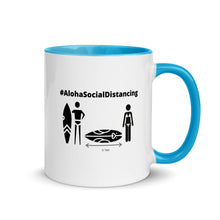 画像をギャラリービューアに読み込む, Mug with Color Inside #AlohaSocialDistancing Series 4 Colors (Yellow/Red/Blue/Black) - ALOHA GIRL STYLE