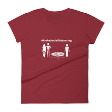 画像をギャラリービューアに読み込む, Women's short sleeve t-shirt #AlohaSocialDistancing Series Various Colors - ALOHA GIRL STYLE