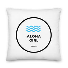 画像をギャラリービューアに読み込む, Premium Pillow Aloha Girl Style Wave - ALOHA GIRL STYLE