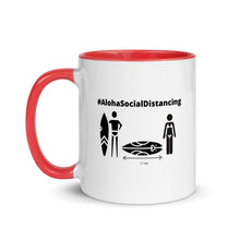 画像をギャラリービューアに読み込む, Mug with Color Inside #AlohaSocialDistancing Series 4 Colors (Yellow/Red/Blue/Black) - ALOHA GIRL STYLE