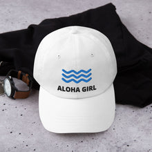 画像をギャラリービューアに読み込む, Dad hat ALOHA GIRL STYLE WAVE White - ALOHA GIRL STYLE