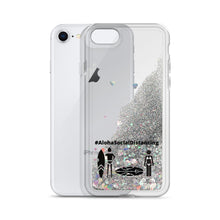 画像をギャラリービューアに読み込む, Liquid Glitter iPhone Case #AlohaSocialDistancing Series Gold/Silver/Pink - ALOHA GIRL STYLE
