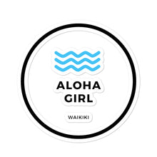 画像をギャラリービューアに読み込む, Bubble-free stickers Aloha Girl Style Wave Border Version - ALOHA GIRL STYLE
