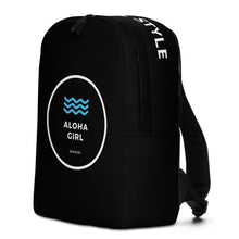 画像をギャラリービューアに読み込む, Minimalist Backpack Aloha Girl Style Wave Black - ALOHA GIRL STYLE