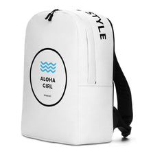 画像をギャラリービューアに読み込む, Minimalist Backpack Aloha Girl Style Wave White - ALOHA GIRL STYLE