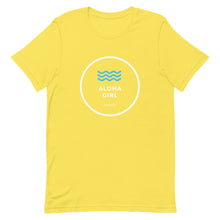 画像をギャラリービューアに読み込む, Short-Sleeve Unisex T-Shirt ALOHA GIRL STYLE WAVE Various Colors - ALOHA GIRL STYLE