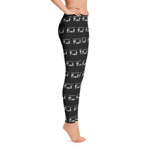 画像をギャラリービューアに読み込む, Leggings #AlohaSocialDistancing Series Black - ALOHA GIRL STYLE