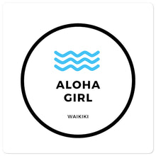画像をギャラリービューアに読み込む, Bubble-free stickers Aloha Girl Style Wave - ALOHA GIRL STYLE