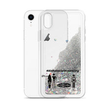 画像をギャラリービューアに読み込む, Liquid Glitter iPhone Case #AlohaSocialDistancing Series Gold/Silver/Pink - ALOHA GIRL STYLE