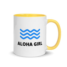 画像をギャラリービューアに読み込む, Mug with Color Inside ALOHA GIRL STYLE WAVE 4 Colors (Yellow/Red/Blue/Black) - ALOHA GIRL STYLE
