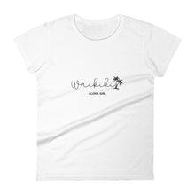 画像をギャラリービューアに読み込む, Women's short sleeve t-shirt Aloha Girl Style Kana02 - ALOHA GIRL STYLE