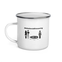 画像をギャラリービューアに読み込む, Enamel Mug #AlohaSocialDistancing Series White - ALOHA GIRL STYLE