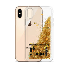 画像をギャラリービューアに読み込む, Liquid Glitter iPhone Case #AlohaSocialDistancing Series Gold/Silver/Pink - ALOHA GIRL STYLE
