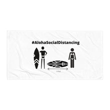 画像をギャラリービューアに読み込む, Towel タオル #AlohaSocialDistancing Series White - ALOHA GIRL STYLE
