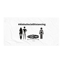 画像をギャラリービューアに読み込む, Towel タオル #AlohaSocialDistancing Series White - ALOHA GIRL STYLE