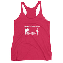 画像をギャラリービューアに読み込む, Women's Racerback Tank #AlohaSocialDistancing Various Colors - ALOHA GIRL STYLE