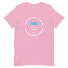 画像をギャラリービューアに読み込む, Short-Sleeve Unisex T-Shirt ALOHA GIRL STYLE WAVE Various Colors - ALOHA GIRL STYLE