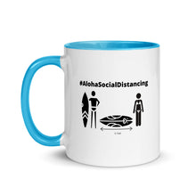 画像をギャラリービューアに読み込む, Mug with Color Inside #AlohaSocialDistancing Series 4 Colors (Yellow/Red/Blue/Black) - ALOHA GIRL STYLE