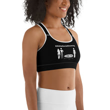 画像をギャラリービューアに読み込む, Sports bra #AlohaSocialDistancing Series Black - ALOHA GIRL STYLE