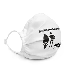 画像をギャラリービューアに読み込む, Face mask #AlohaSocialDistancing Series White - ALOHA GIRL STYLE
