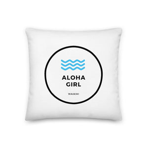 Premium Pillow Aloha Girl Style Wave - ALOHA GIRL STYLE