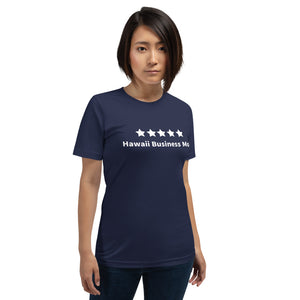 Short-Sleeve Unisex T-Shirt Hawaii Business Mode Five Star(5つ星) - ALOHA GIRL STYLE