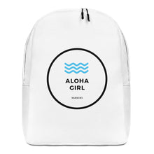 画像をギャラリービューアに読み込む, Minimalist Backpack Aloha Girl Style Wave White - ALOHA GIRL STYLE

