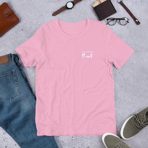 Short-Sleeve Unisex T-Shirt #AlohaSocialDistancing Series Chest Various Colors - ALOHA GIRL STYLE
