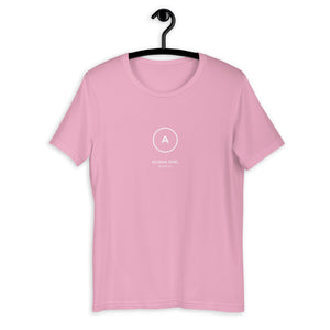 Short-Sleeve Unisex T-Shirt ALOHA GIRL STYLE Simple Logo Various Colors - ALOHA GIRL STYLE