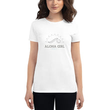 画像をギャラリービューアに読み込む, Women&#39;s short sleeve t-shirt Aloha Girl Style Kana01 - ALOHA GIRL STYLE
