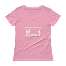 画像をギャラリービューアに読み込む, Ladies&#39; Scoopneck T-Shirt #AlohaSocialDistancing Series Various Colors - ALOHA GIRL STYLE
