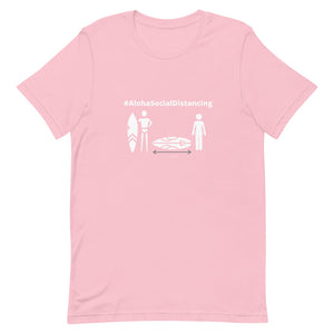 ベストセラー！売れ筋商品第１位！男女兼用Tシャツ Short-Sleeve Unisex T-Shirt #AlohaSocialDistancing Series Various Colors - ALOHA GIRL STYLE