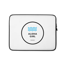 画像をギャラリービューアに読み込む, Laptop Sleeve Aloha Girl Style Wave White - ALOHA GIRL STYLE
